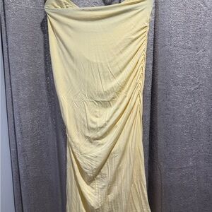 Elegant Yellow Women's dress